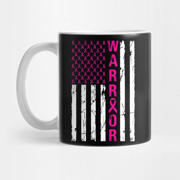 Cancer Warrior American Flag by Stars N Stripes 